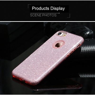 Силиконовый чехол Usams Bling Series Pink для Apple iPhone 7(6)
