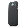 Силиконовый чехол накладка Capdase Soft Jacket 2 Xpose Black для HTC One S(#1)