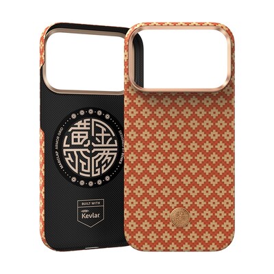 Кевларовый чехол с Magsafe Benks ArmorGrid ArmorAir Case оранжевый для Apple iPhone 17 Pro(2)