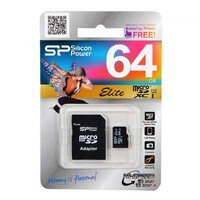 Карта памяти Micro SDXC Silicon Power 64GB Class 10 UHS-I