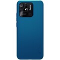 Пластиковый чехол с подставкой Nillkin Super Frosted Shield Синий для Xiaomi Redmi 10C(#1)
