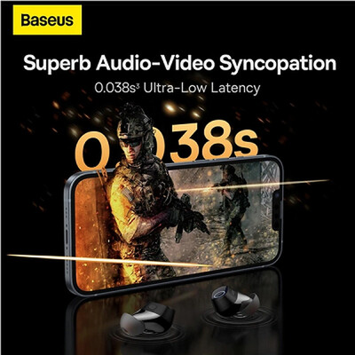 Беспроводные наушники Baseus Bowie WM03 True Wireless Earphones / NGTW330401 черный(4)