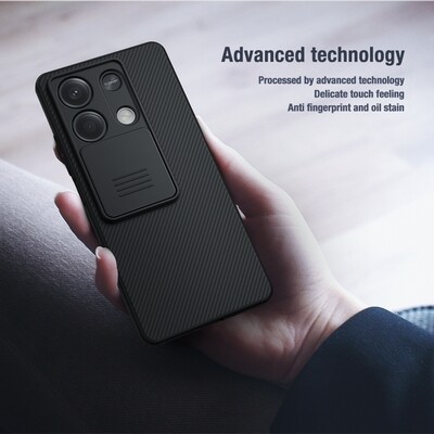 Чехол-накладка Nillkin CamShield Синяя для Xiaomi Redmi Note 13 5G(3)