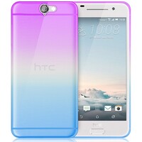 Гелевый бампер с пленкой Imak TPU Purple-Blue для HTC One A9