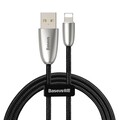 Кабель Baseus Torch Series Data Cable USB для IPhone 2.4A 1m (CALHJ-C01) черный(#1)