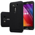 Пластиковый чехол с пленкой Nillkin Super Frosted Shield Black для Asus Zenfone 2 Laser ZE500KL(#3)