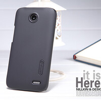 Пластиковый чехол Nillkin Super Frosted Shield Browm для Lenovo A820