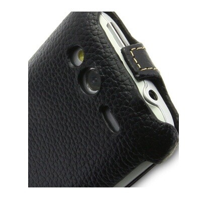 Кожаный чехол книга Melkco Leather Case Black LC для HTC Wildfire S(4)