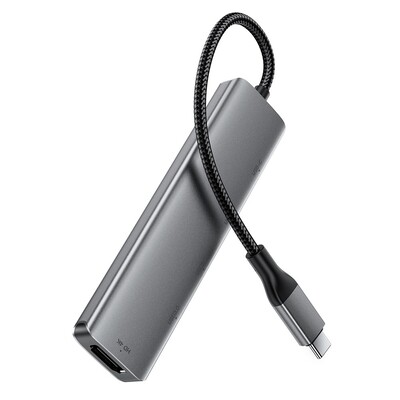 USB-C хаб (концентратор) 5-в-1 Acefast J16 USB-C docking station(3)