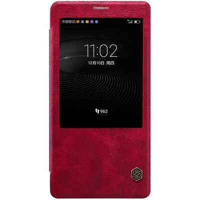 Кожаный чехол Nillkin Qin Leather Case Red для Huawei Mate 8(1)
