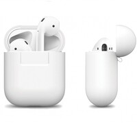 Чехол Elago Silicone Case белый для AirPods