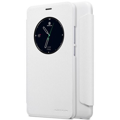 Полиуретановый чехол книга Nillkin Sparkle Leather Case White для Meizu M5 Note(3)