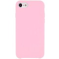 Силиконовый чехол Silicone с открытым низом розовый для Apple iPhone 7(#1)