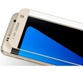 Противоударное защитное стекло на весь экран Ainy Full Screen Cover Gold для Samsung G930F Galaxy S7(#5)