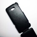 Кожаный чехол Armor Case Black для Huawei Ascend W2(#3)