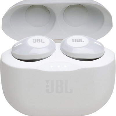 Наушники беспроводные Bluetooth JBL Tune 120 TWS вакуумные с микрофоном белые(2)