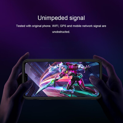 Чехол-накладка Nillkin Twinkle case черно-серебряного цвета 