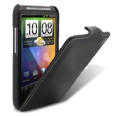 Кожаный чехол книга Melkco Leather Case Black LC для HTC Desire HD(1)
