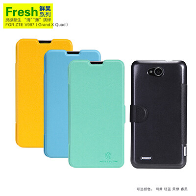 Полиуретановый чехол Nillkin Fresh Series Red  для ZTE V1627 Grand X(1)