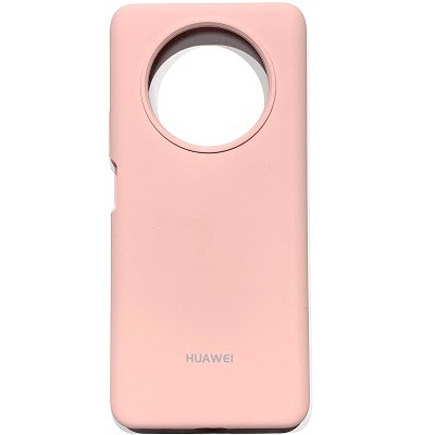 Силиконовый чехол Silicone Case с закрытым низом светло-розовый для Honor X9(1)