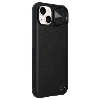 Силиконовая накладка Nillkin CamShield Leather Case Черная для Apple iPhone 13(3)