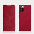 Кожаный чехол Nillkin Qin Leather Case Красный для Xiaomi Poco M4 Pro 5G(#4)