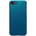 Пластиковый чехол с подставкой Nillkin Super Frosted Shield Синий для Apple iPhone SE (2020)(#1)
