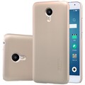 Пластиковый чехол с пленкой Nillkin Super Frosted Shield Gold для Meizu M1 Metal(#3)