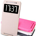 Полиуретановый чехол Nillkin Sparkle Leather Case White для HTC One E8 Ace(#2)