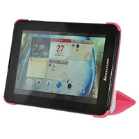 Полиуретановый чехол Book Cover Case Pink для Lenovo Idea Tab A3000