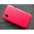 Кожаный чехол книга Armor Case Red для HTC Desire X(#2)