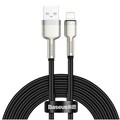 Кабель для айфона Baseus Cafule Series Metal Data Cable USB to Lightning 2.4A 2m White (CALJK-B01)(#1)