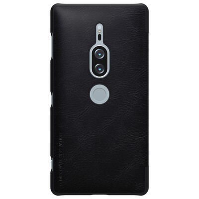 Кожаный чехол Nillkin Qin Leather Case Черный для Sony Xperia XZ2 Premium(2)