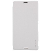 Полиуретановый чехол Nillkin Sparkle Leather Case White для Sony Xperia M4 Aqua