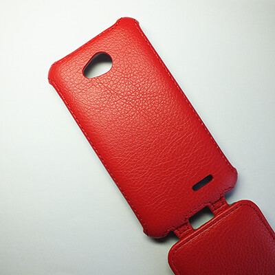 Кожаный чехол Armor Case Red для LG L Bello D335(4)