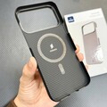 Кевларовый чехол WiWU DCC-208 ARAMID ARMOR Magnetic Case 600D Aramid Fiber Slim синий для Apple iPhone 17 Pro Max(#4)