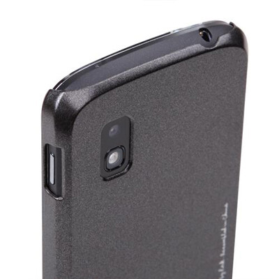 Пластиковый чехол Rock New Naked Shell Series Black для LG E960 Nexus 4(4)