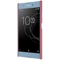 Пластиковый чехол с пленкой Nillkin Super Frosted Shield Red (Красный) для Sony Xperia XA1 Plus(#2)