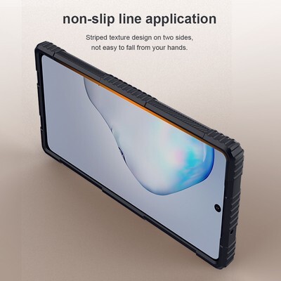 Противоударная-накладка Nillkin Tactics TPU черная для Samsung Galaxy Note 20 Ultra(5)