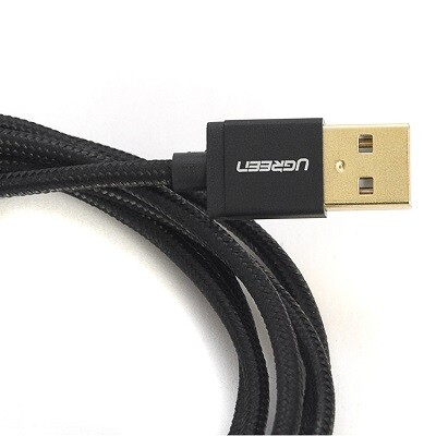 Кабель USB - MicroUSB для зарядки Ugreen US134 (быстрая зарядка QC 2.4А  ) черный(3)