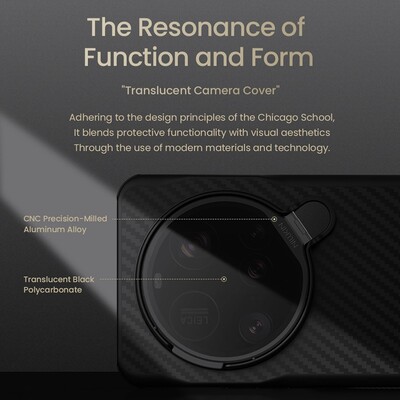 Чехол накладка с пластиной Magsafe и защитой камеры Nillkin CarboProp Magnetic Case черный для Xiaomi 15 Ultra(6)