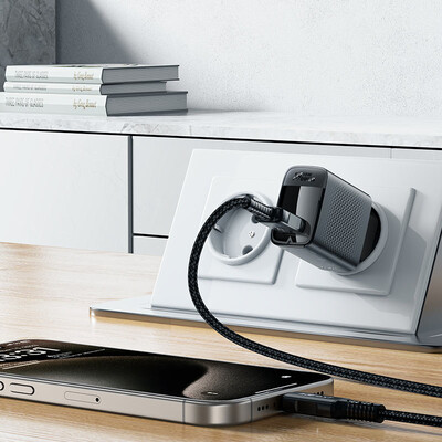 Сетевое зарядное устройство Acefast A90 QC18W GaN Wall Charger(6)