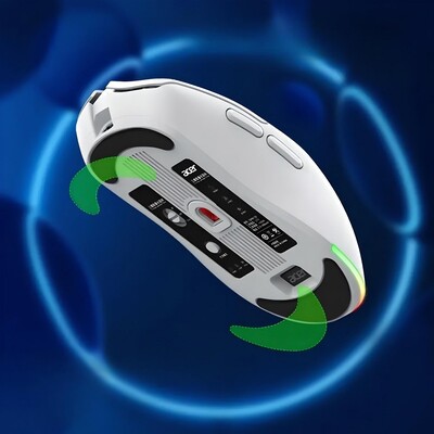 Компьютерная мышь Acer OMW120 USB/Bluetooth 2,4 ГГц RGB 8000 DPI белый(4)