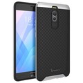 Противоударный гибридный чехол iPaky Hybrid Series серебристый для Meizu M6 Note(#1)