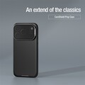 Чехол с защитой камеры и подставкой CamShield Prop Case (Transparent Black Camera Cover) черный для Apple iPhone 17 Pro Max(#7)