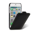 Кожаный чехол книга Melkco Leather Case Black LC для Apple iPhone 5/5s/SE(#1)