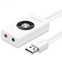 Внешняя звуковая карта Ugreen USB 2.0 Stereo Sound Adapter