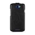 Кожаный чехол книга Melkco Leather Case Black LC для HTC One S(#2)