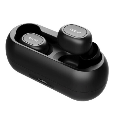 Беспроводные наушники QCY T1c черныe(2)