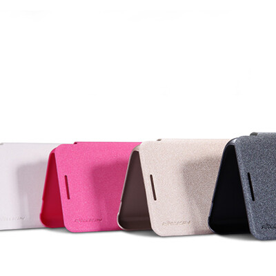 Полиуретановый чехол Nillkin Sparkle Leather Case Rose для Sony Xperia C3 S55t(3)